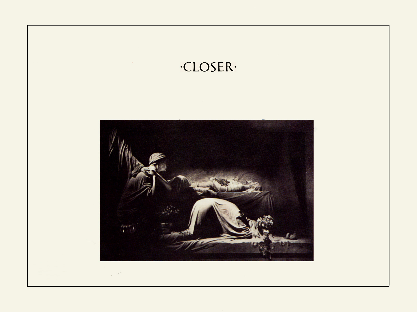 Joy Division Closer album cover desktop art